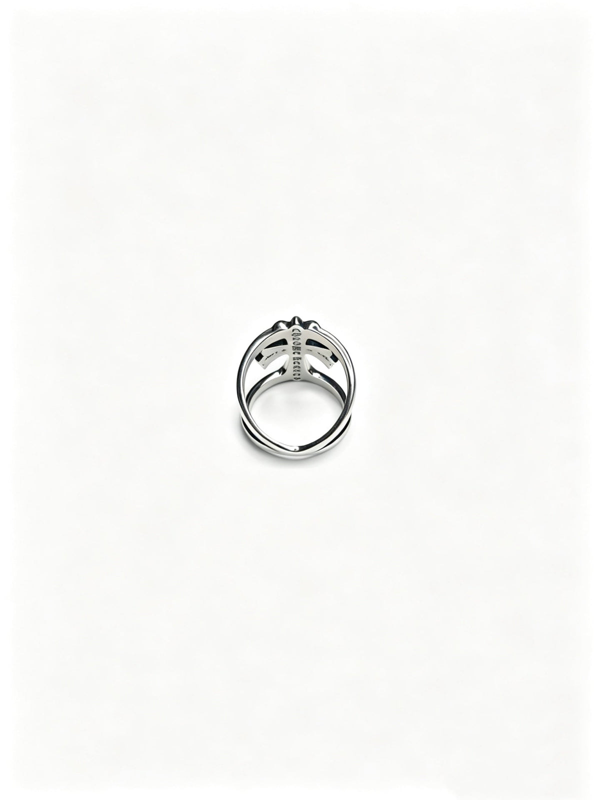 Martin Graham ring in polished metal-tone – front product view