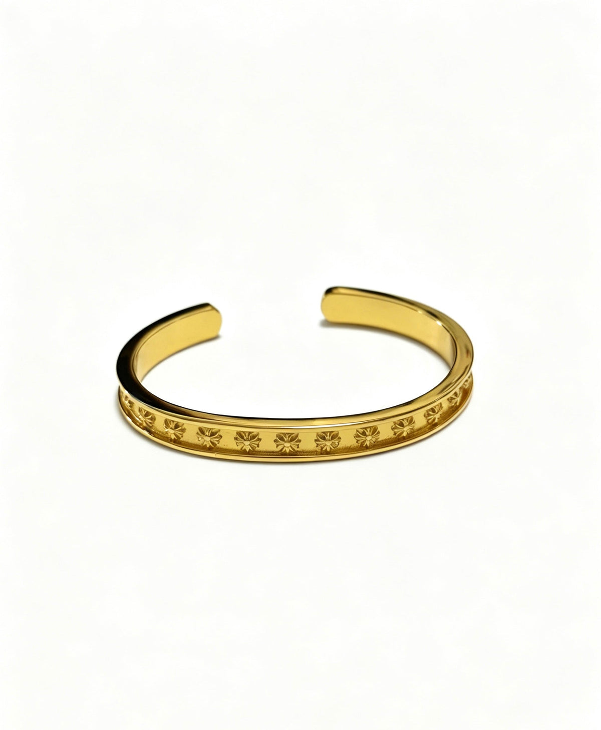 Martin Graham bracelet in polished metal-tone – styled product view