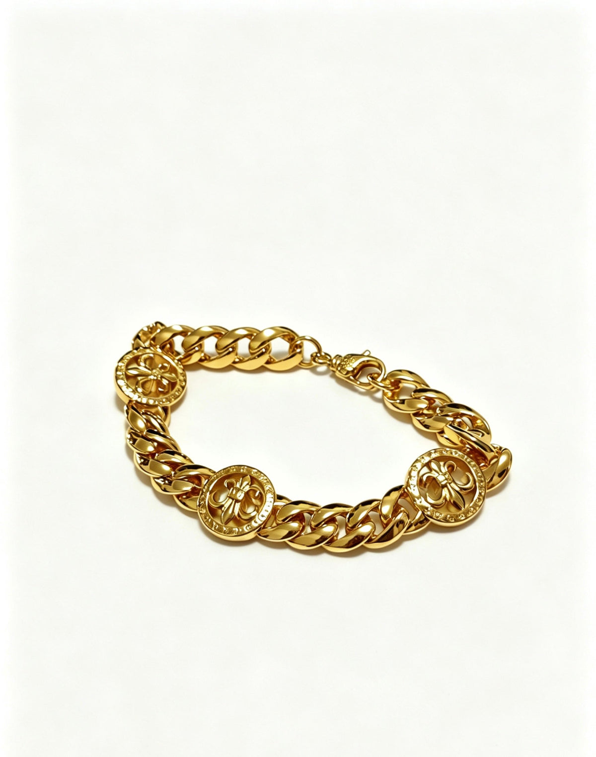 Martin Graham bracelet in polished metal-tone – main product view