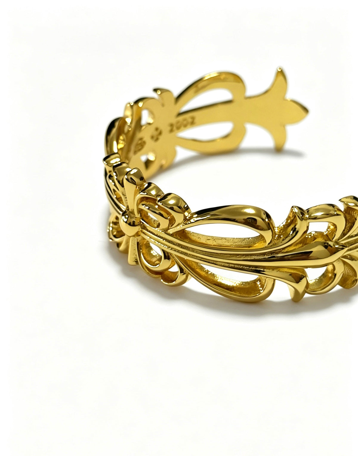 Martin Graham bracelet in polished metal-tone – styled product view