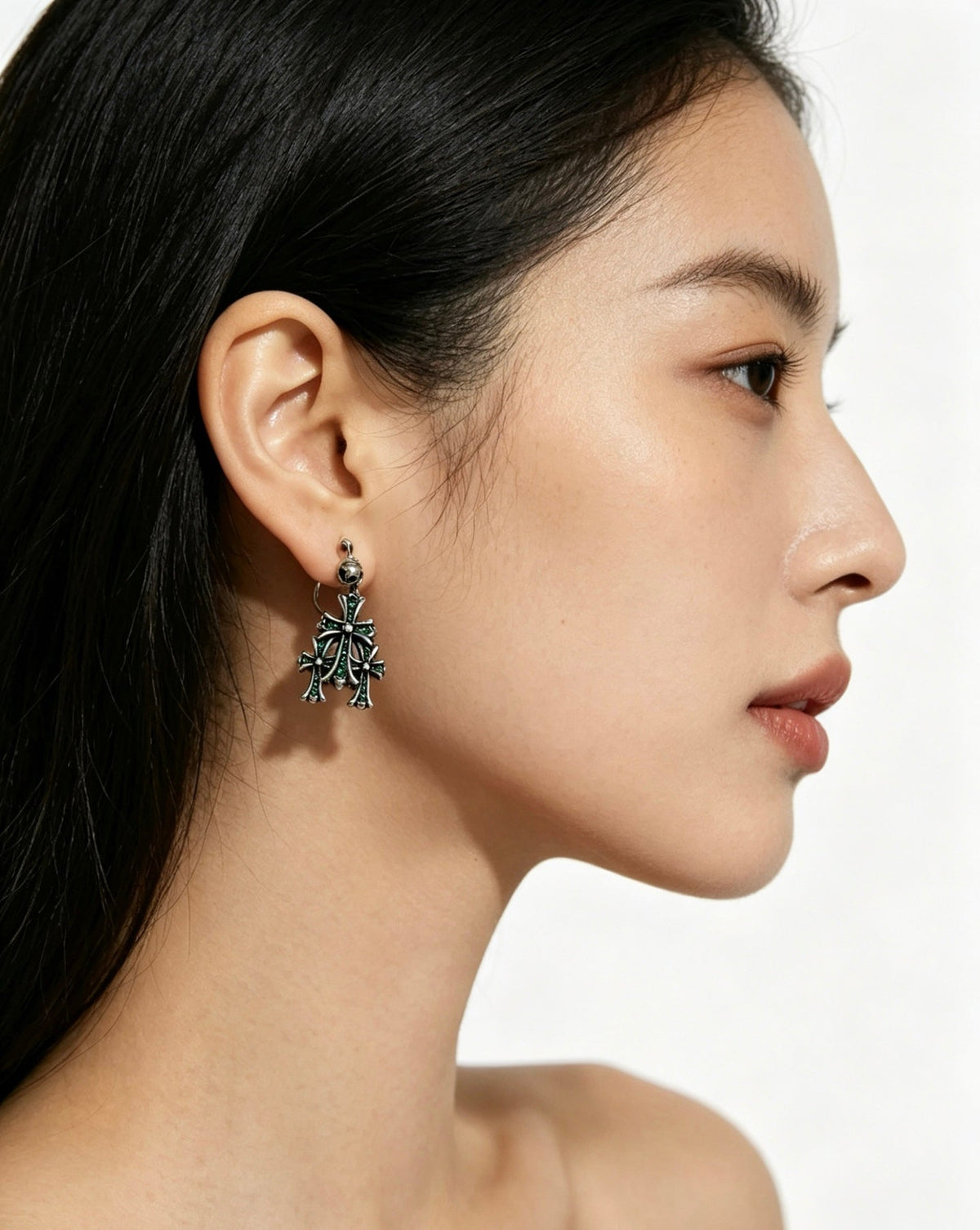 Martin Graham earrings in polished metal-tone – main product view