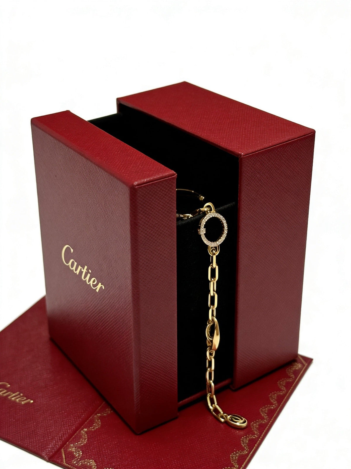 Martin Graham bracelet in polished metal-tone – detail view