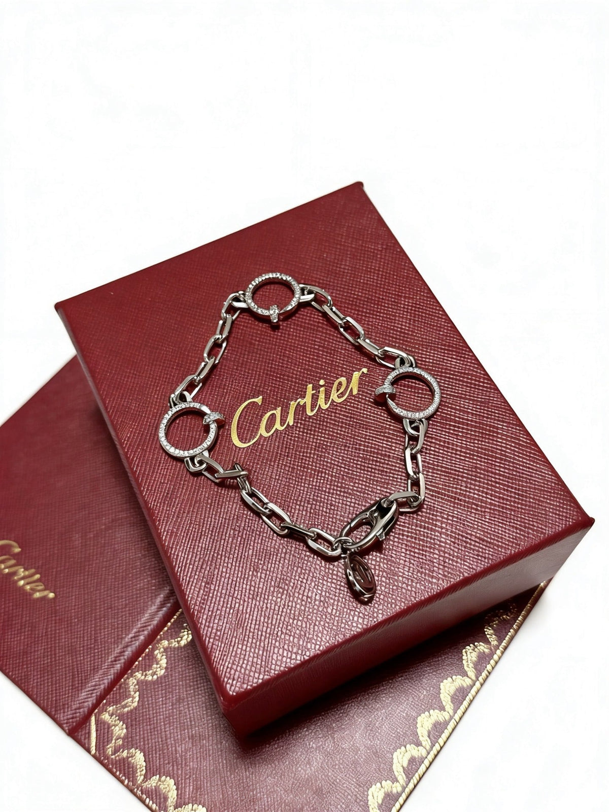 Martin Graham bracelet in polished metal-tone – main product view