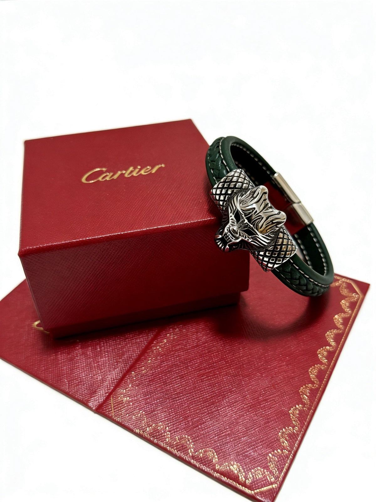 Martin Graham bracelet in polished metal-tone