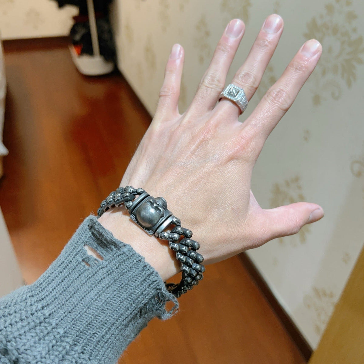 Martin Graham bracelet in polished metal-tone – main product view