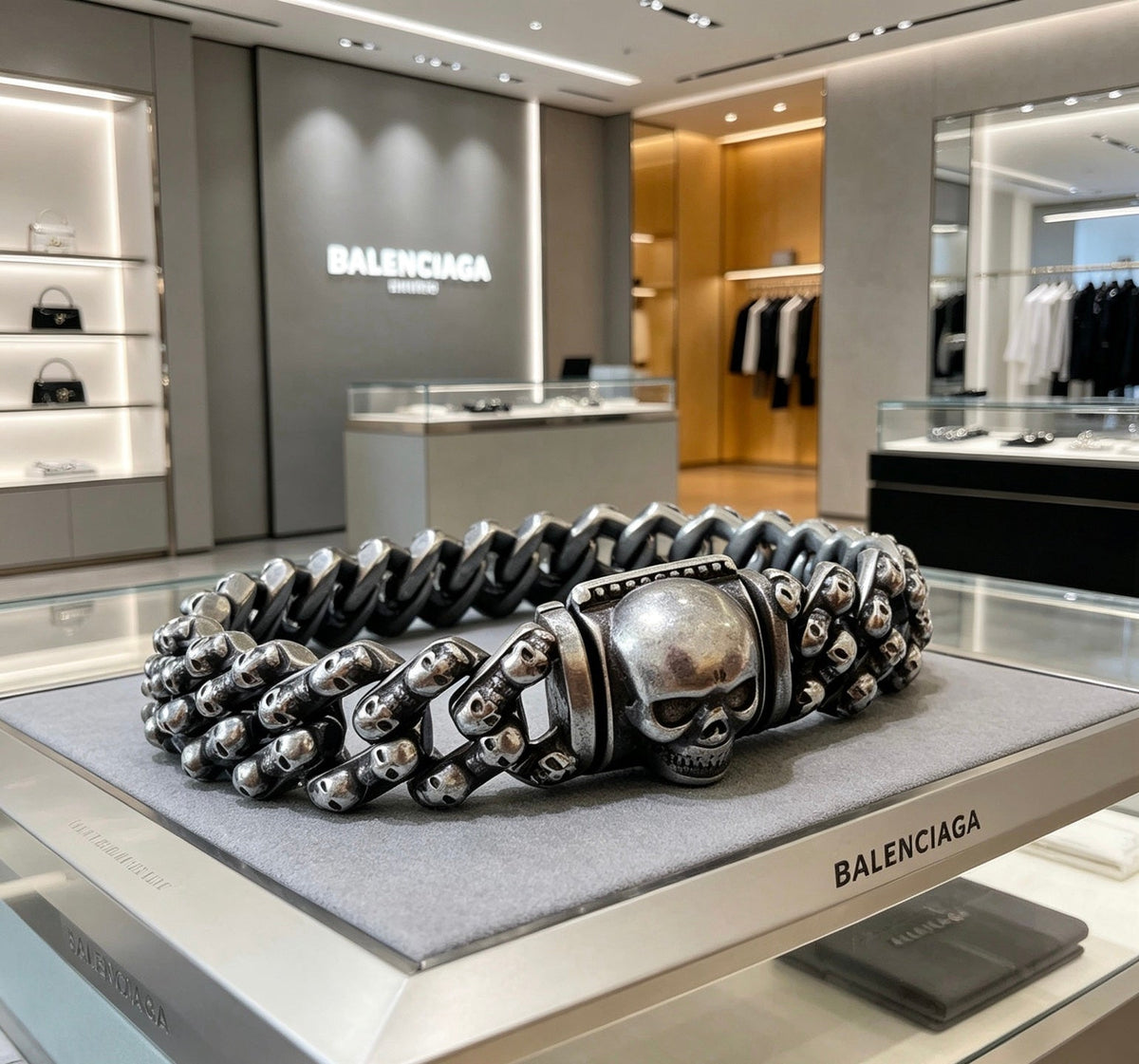 Martin Graham bracelet in polished metal-tone – main product view