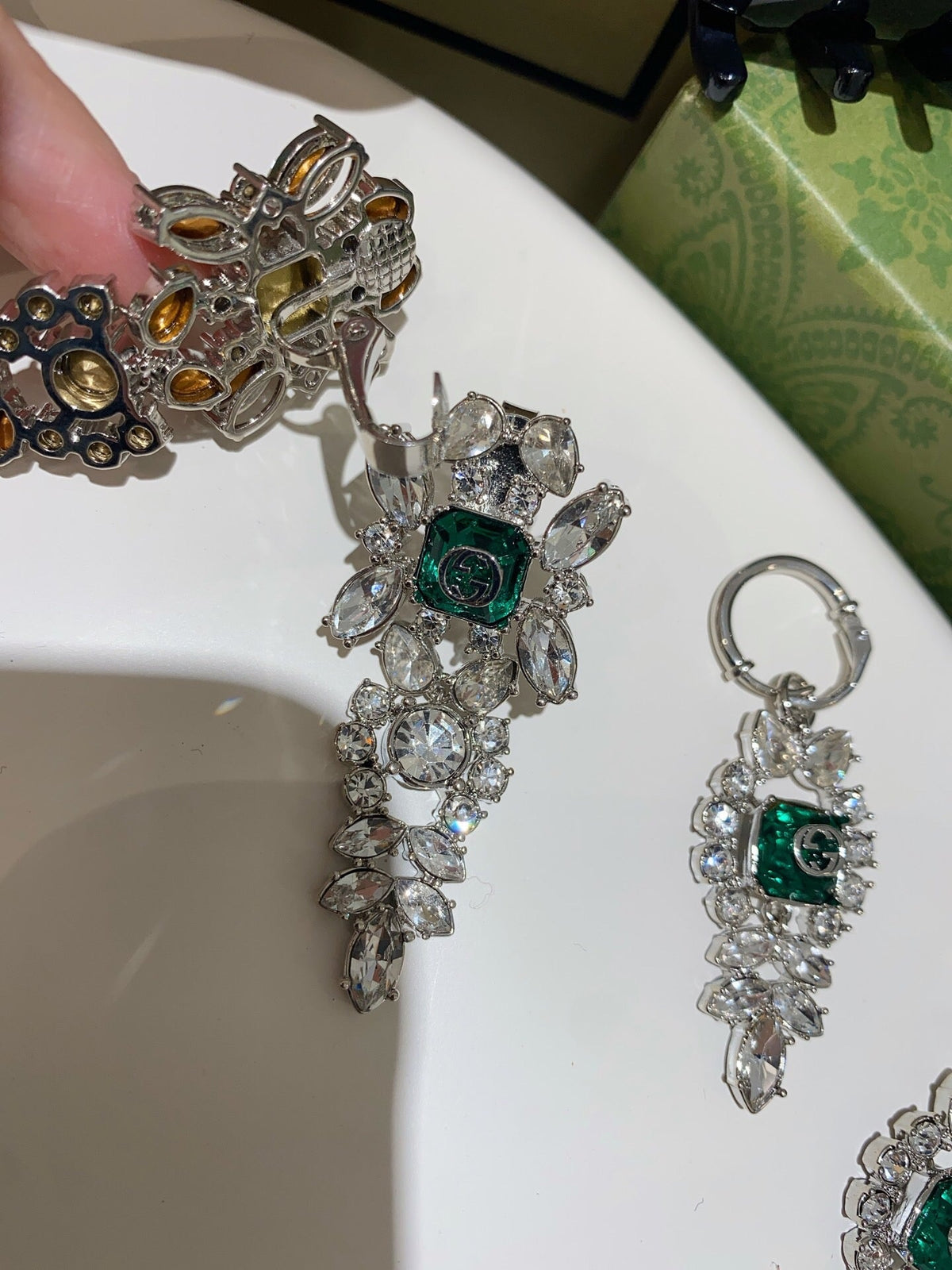 Martin Graham earrings in polished metal-tone – main product view