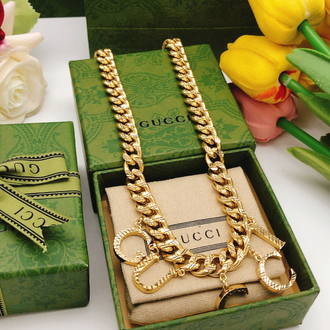 Martin Graham bracelet in polished metal-tone – styled product view