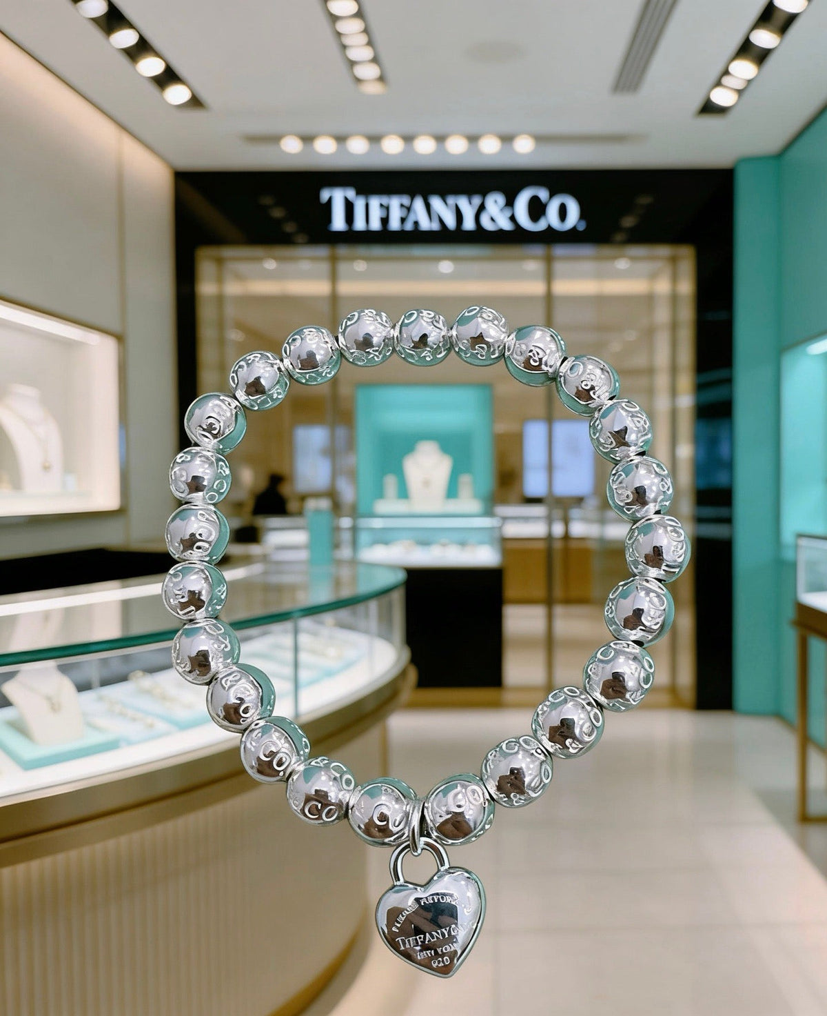 Martin Graham bracelet in polished metal-tone – close-up detail