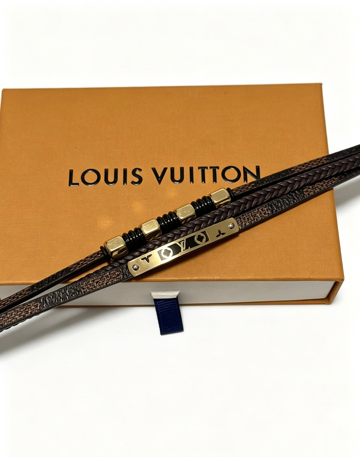 Martin Graham bangle in polished metal-tone – front product view