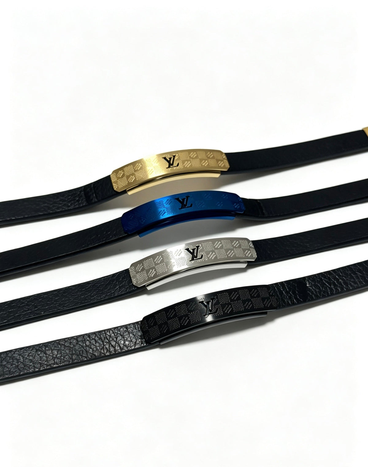 Martin Graham bangle in polished metal-tone – styled product view