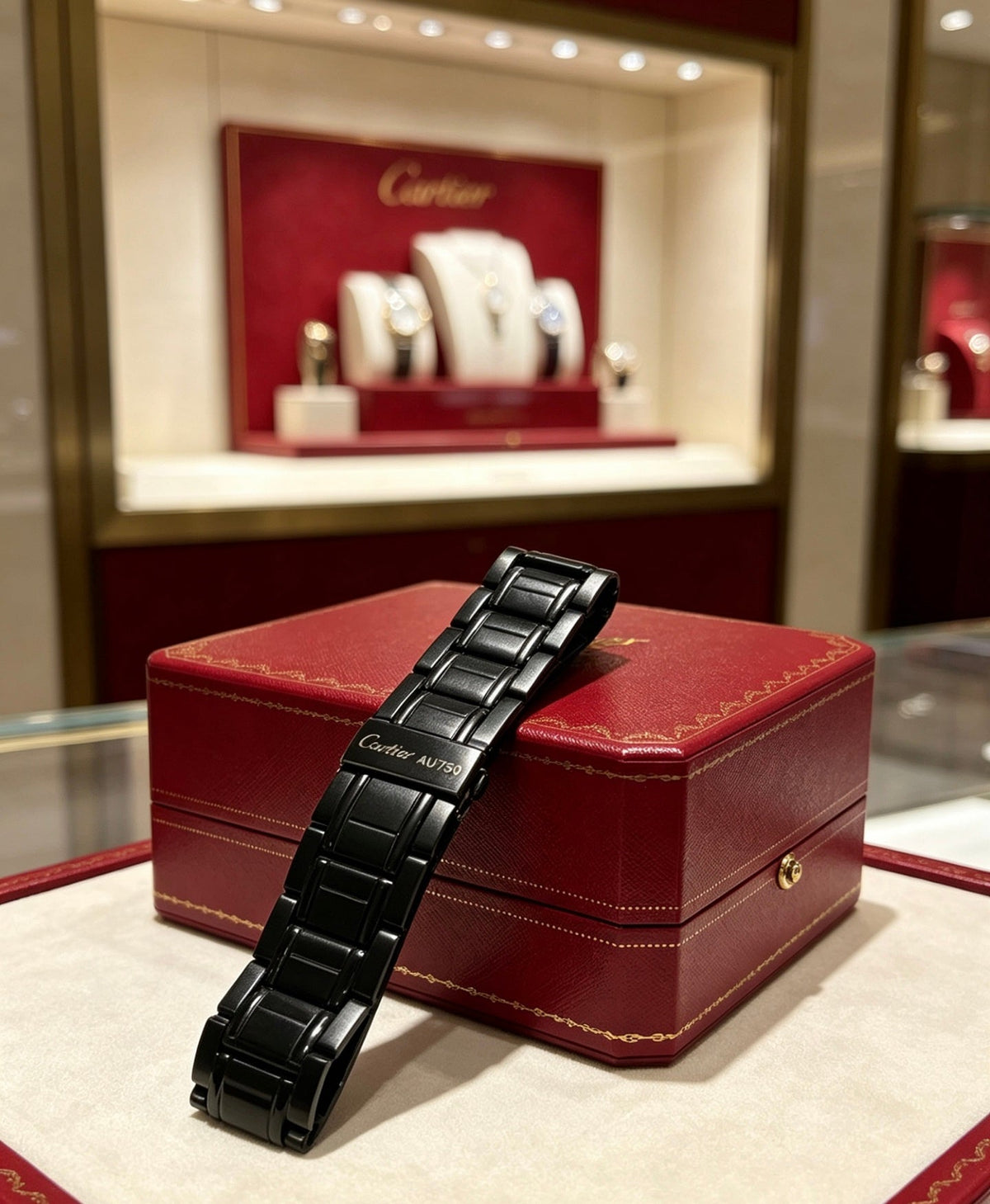 Martin Graham bracelet in polished metal-tone – side detail