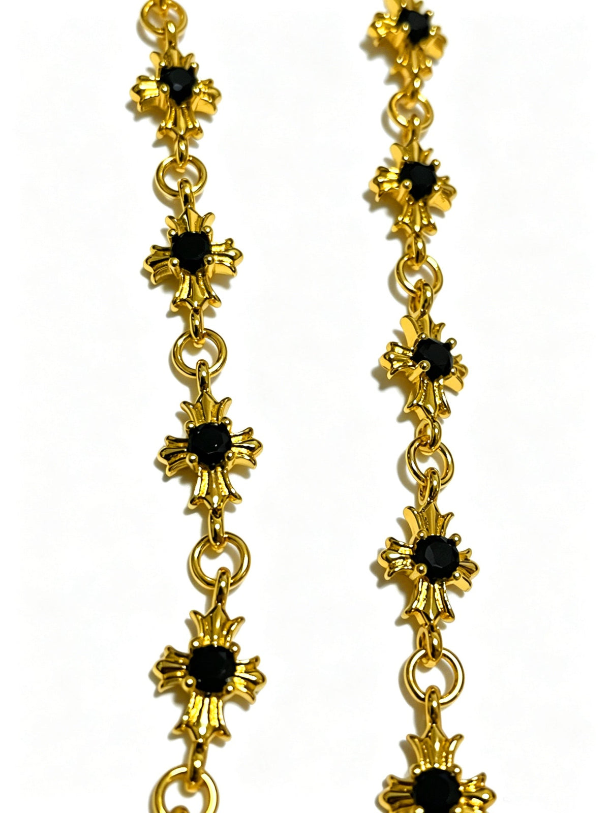 Martin Graham pendant necklace in polished metal-tone – styled product view