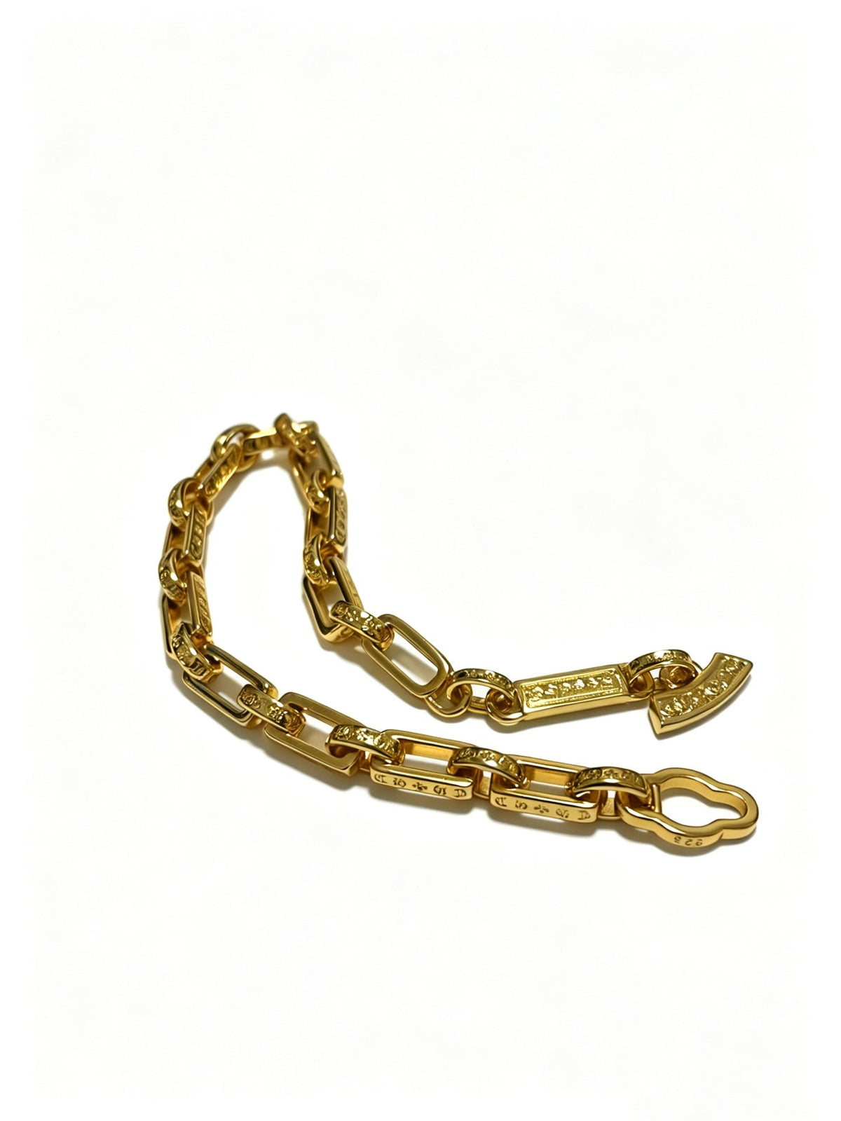 Martin Graham bracelet in polished metal-tone – detail view