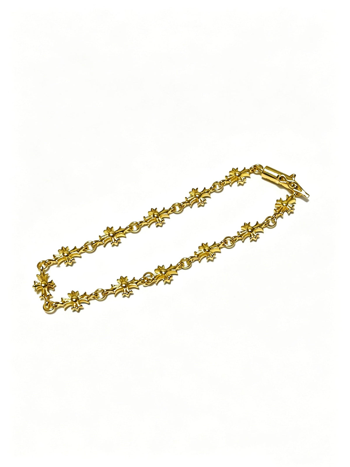Martin Graham bracelet in polished metal-tone – front product view