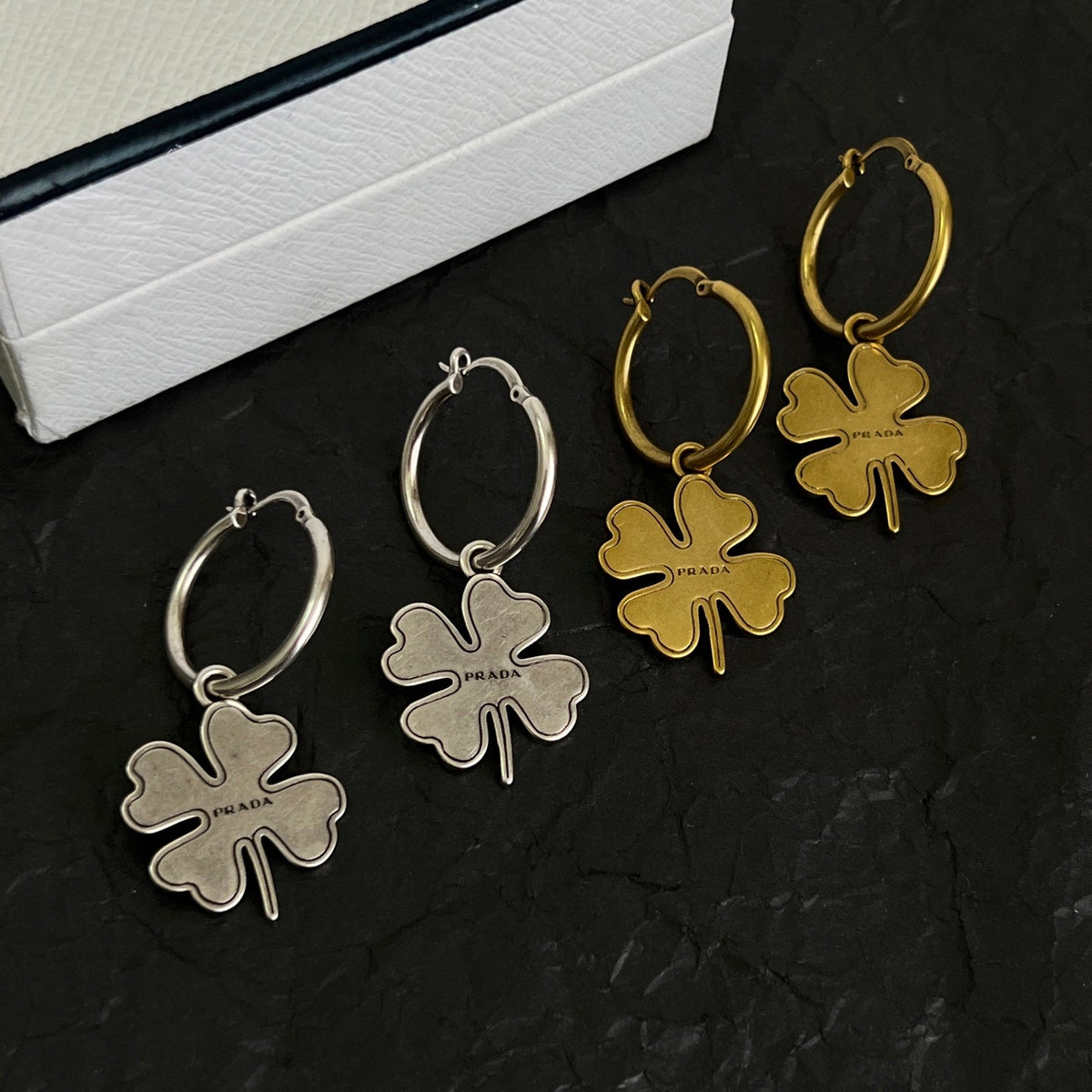 Martin Graham earrings in polished metal-tone – main product view