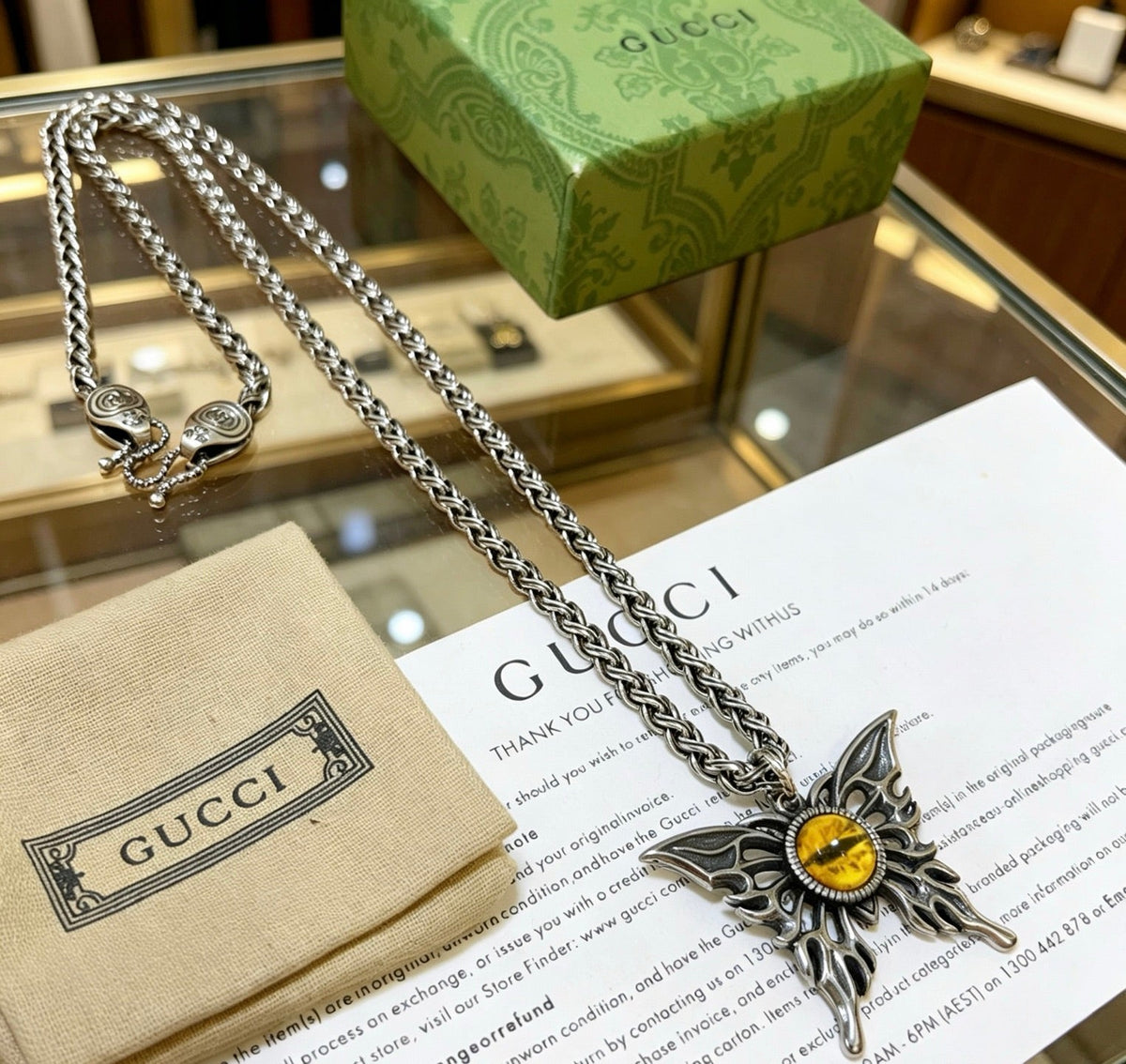 Martin Graham pendant necklace in polished metal-tone – main product view