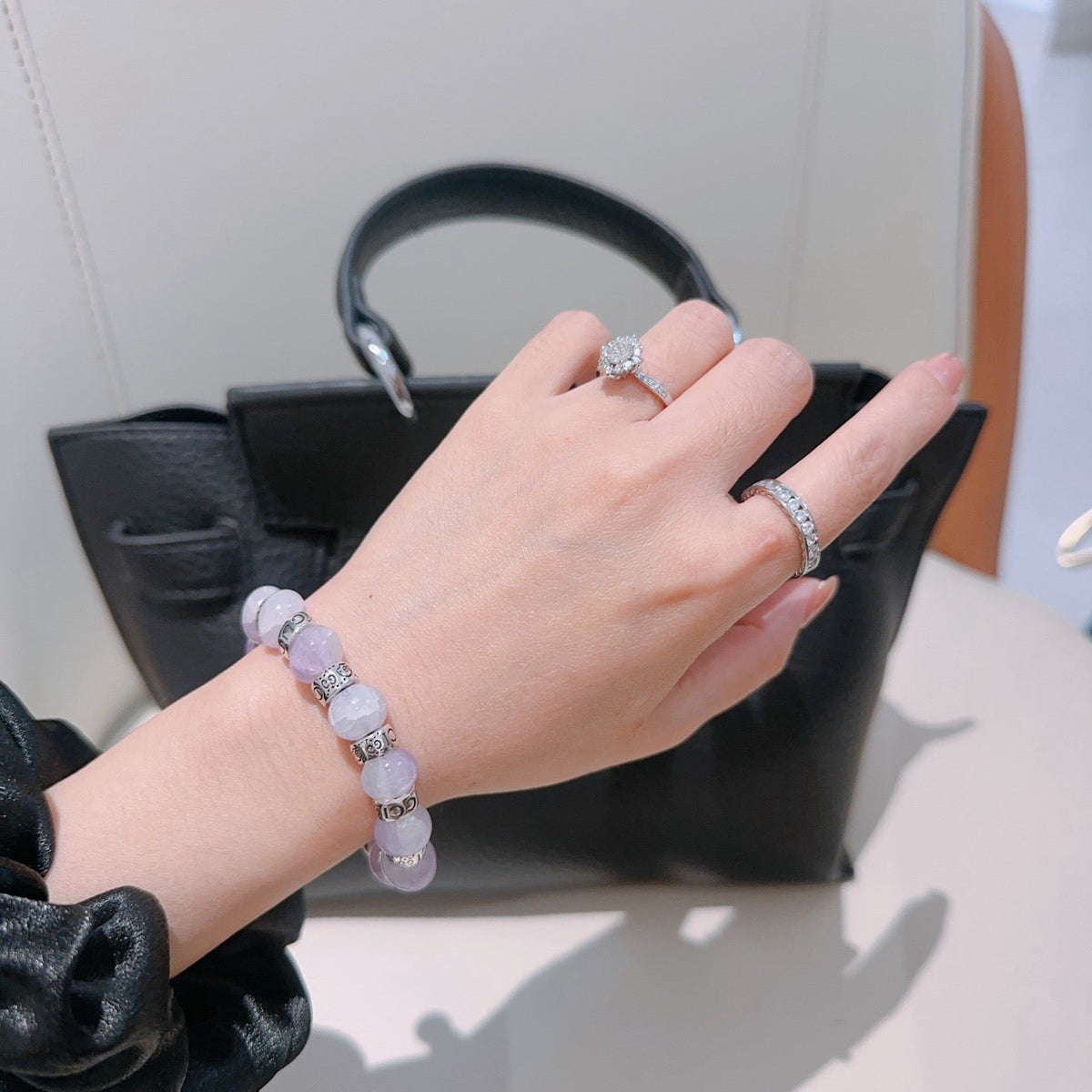 Martin Graham bracelet in polished metal-tone – styled product view