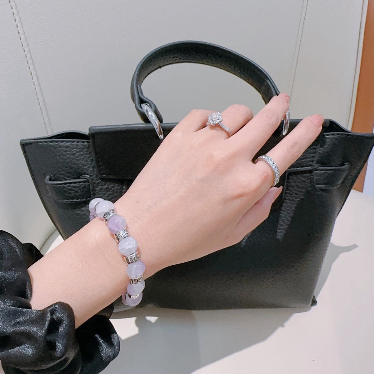 Martin Graham bracelet in polished metal-tone – side detail