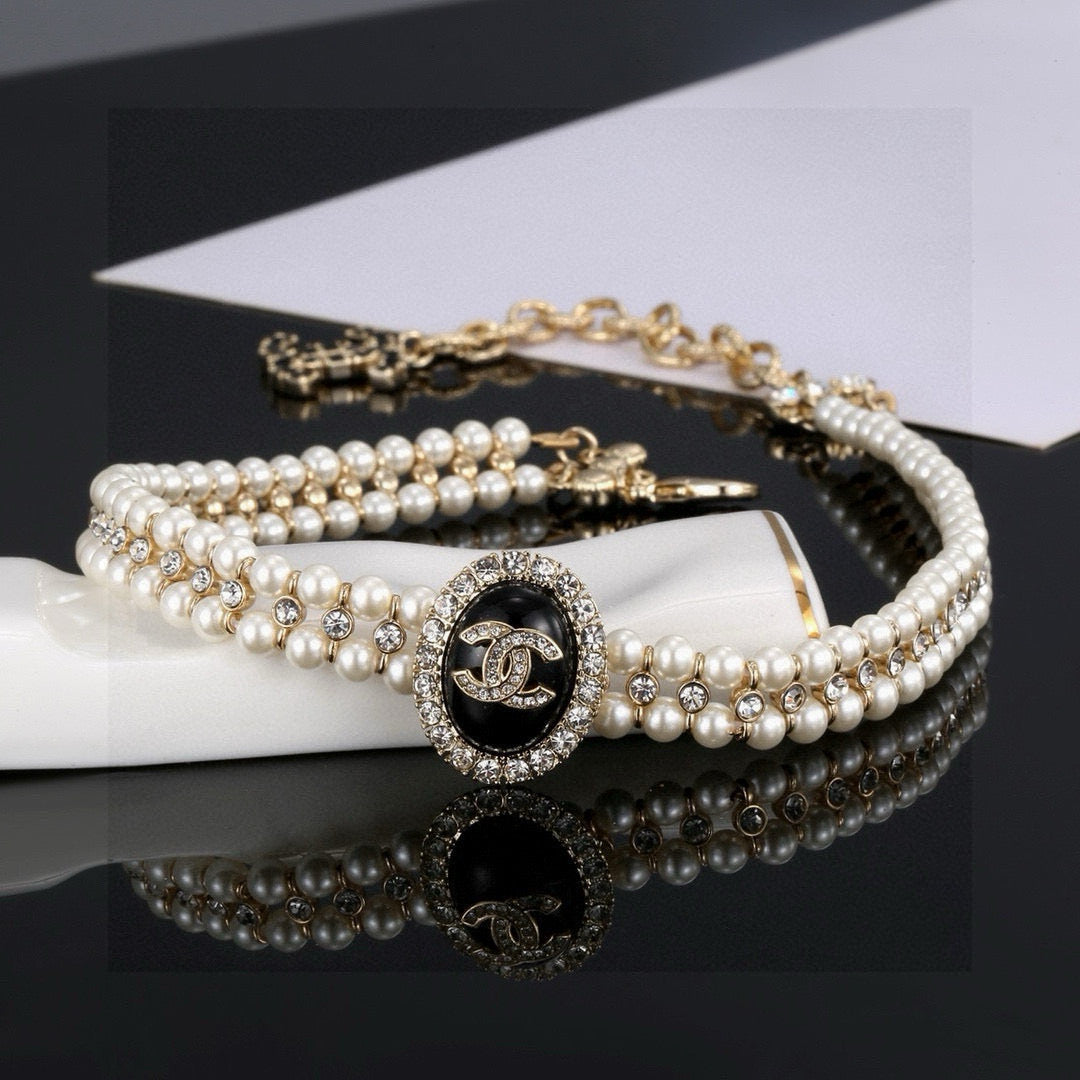 Martin Graham bracelet in polished metal-tone – front product view