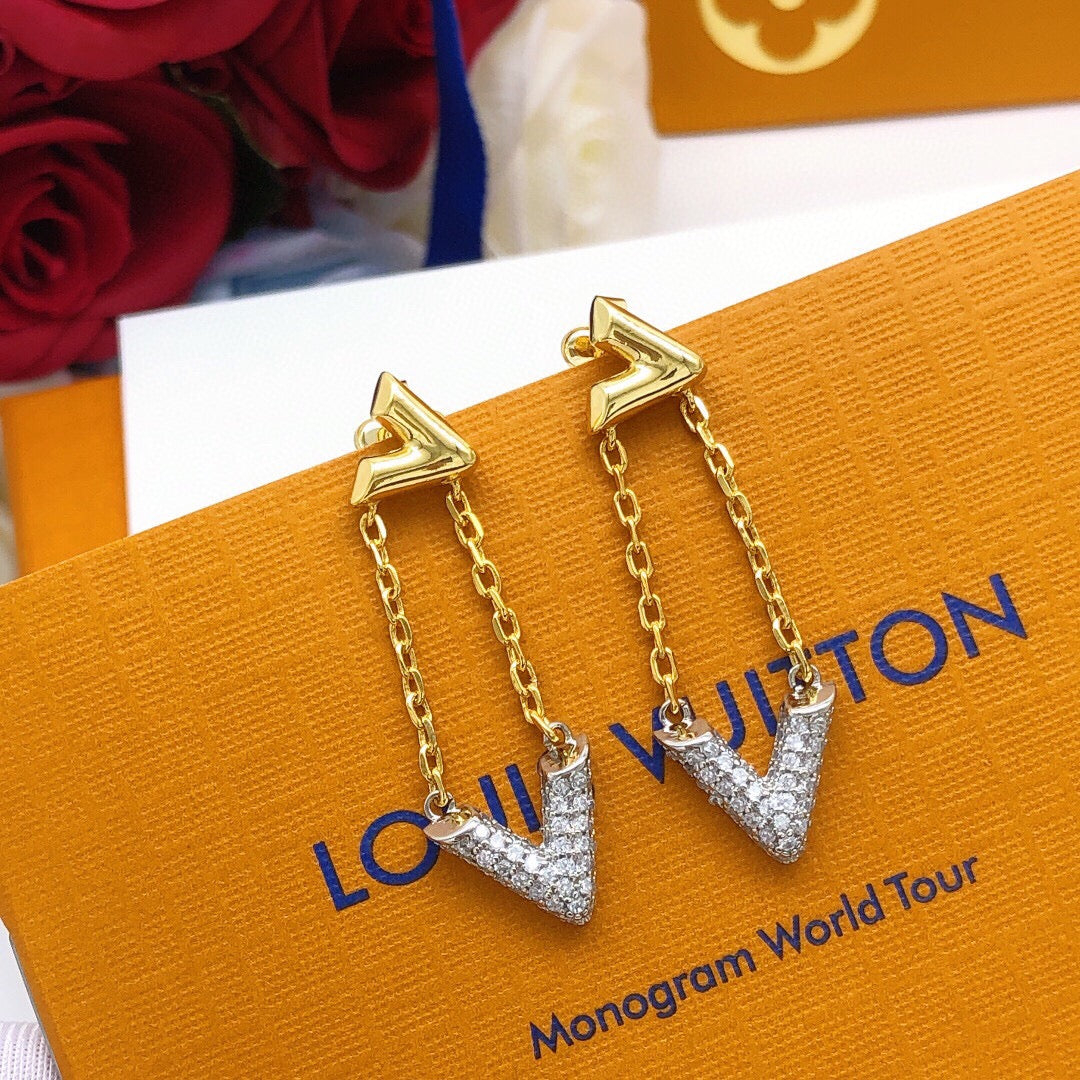 Martin Graham stud earrings in polished metal-tone – main product view