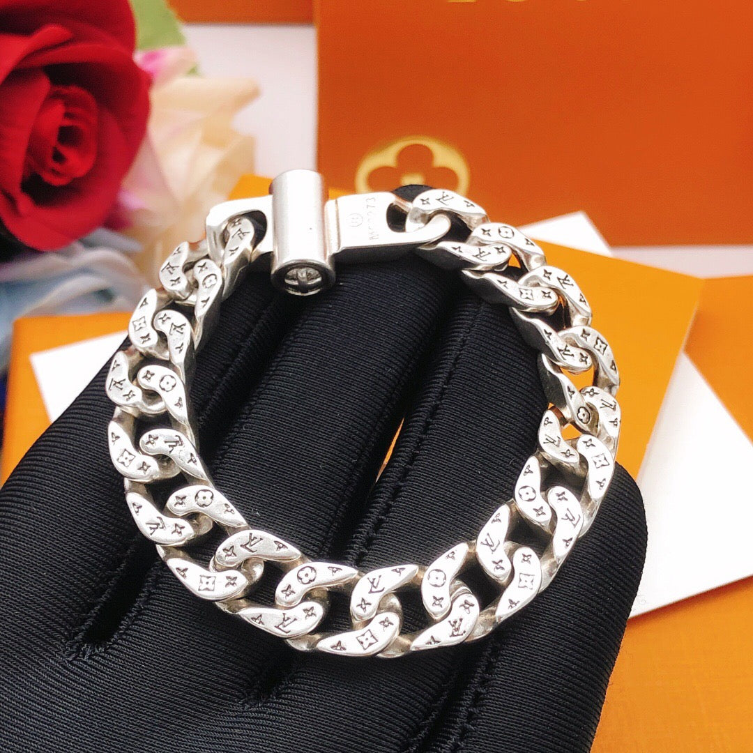 Martin Graham bracelet in polished metal-tone – main product view