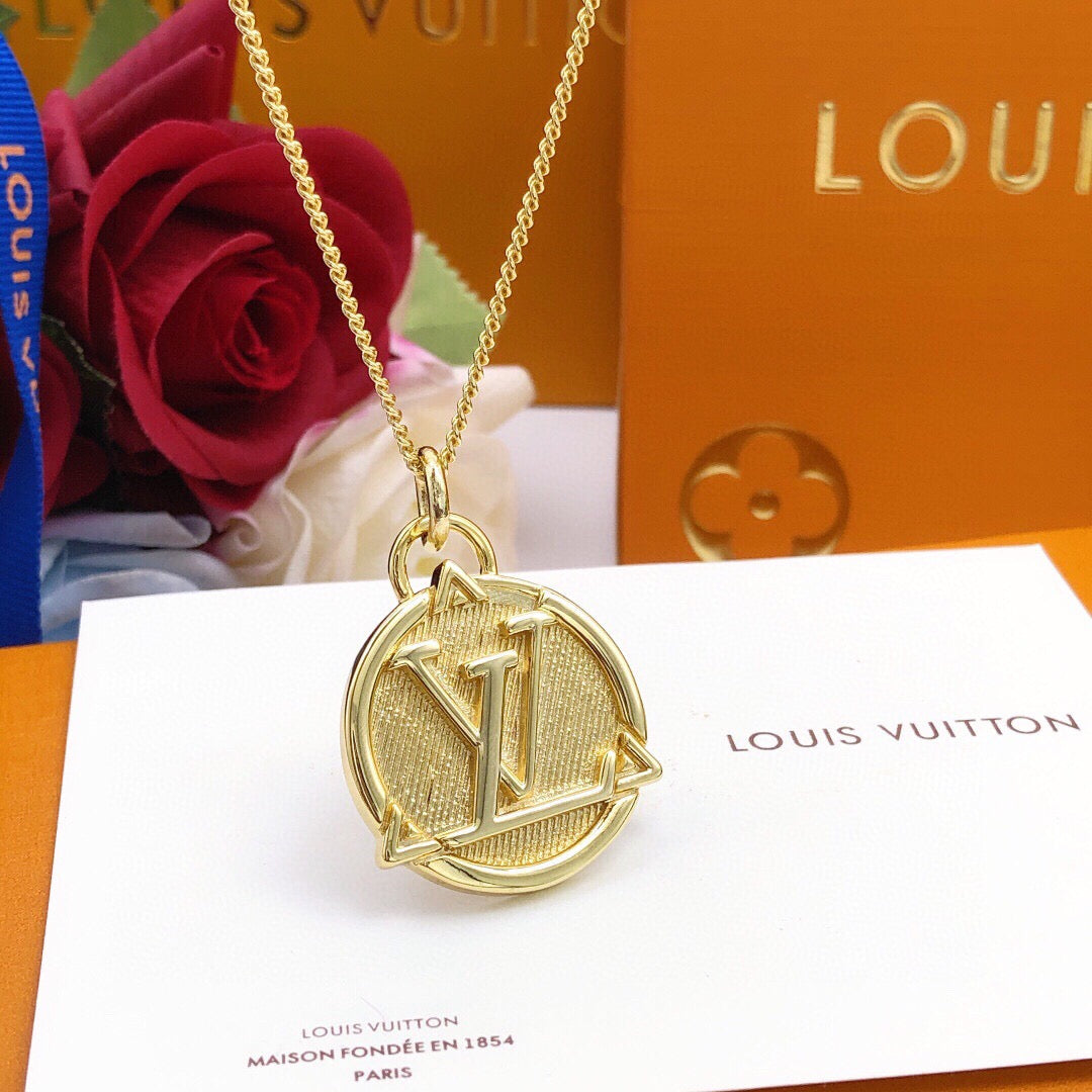 Martin Graham pendant necklace in polished metal-tone – main product view