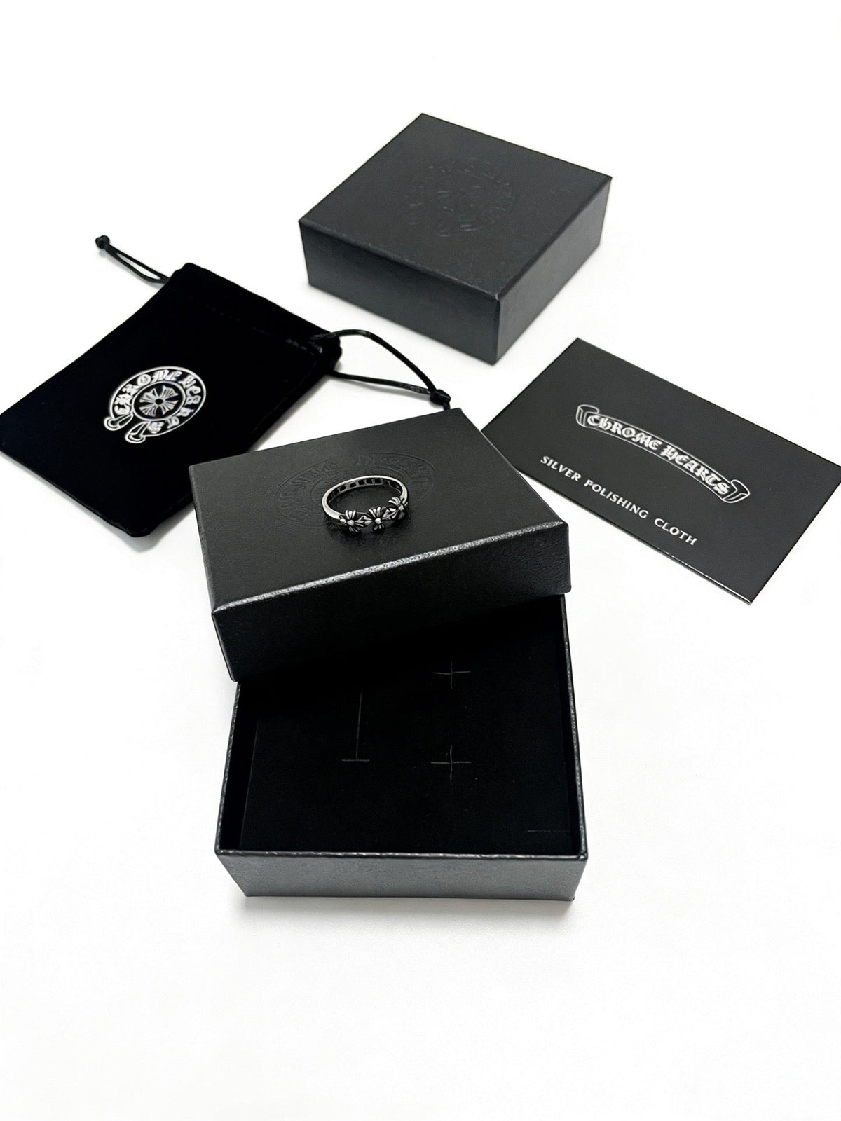 Martin Graham ring in polished metal-tone – front product view