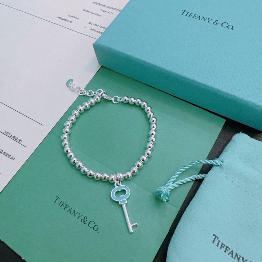 Martin Graham bracelet in polished metal-tone – front product view