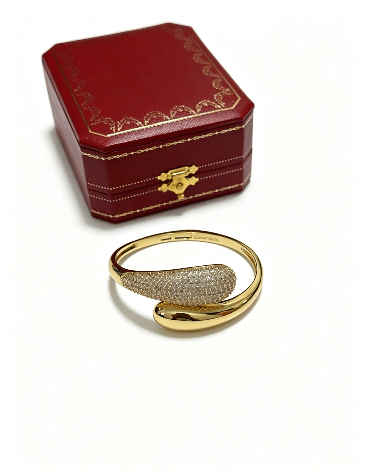Martin Graham bracelet in polished metal-tone – front view