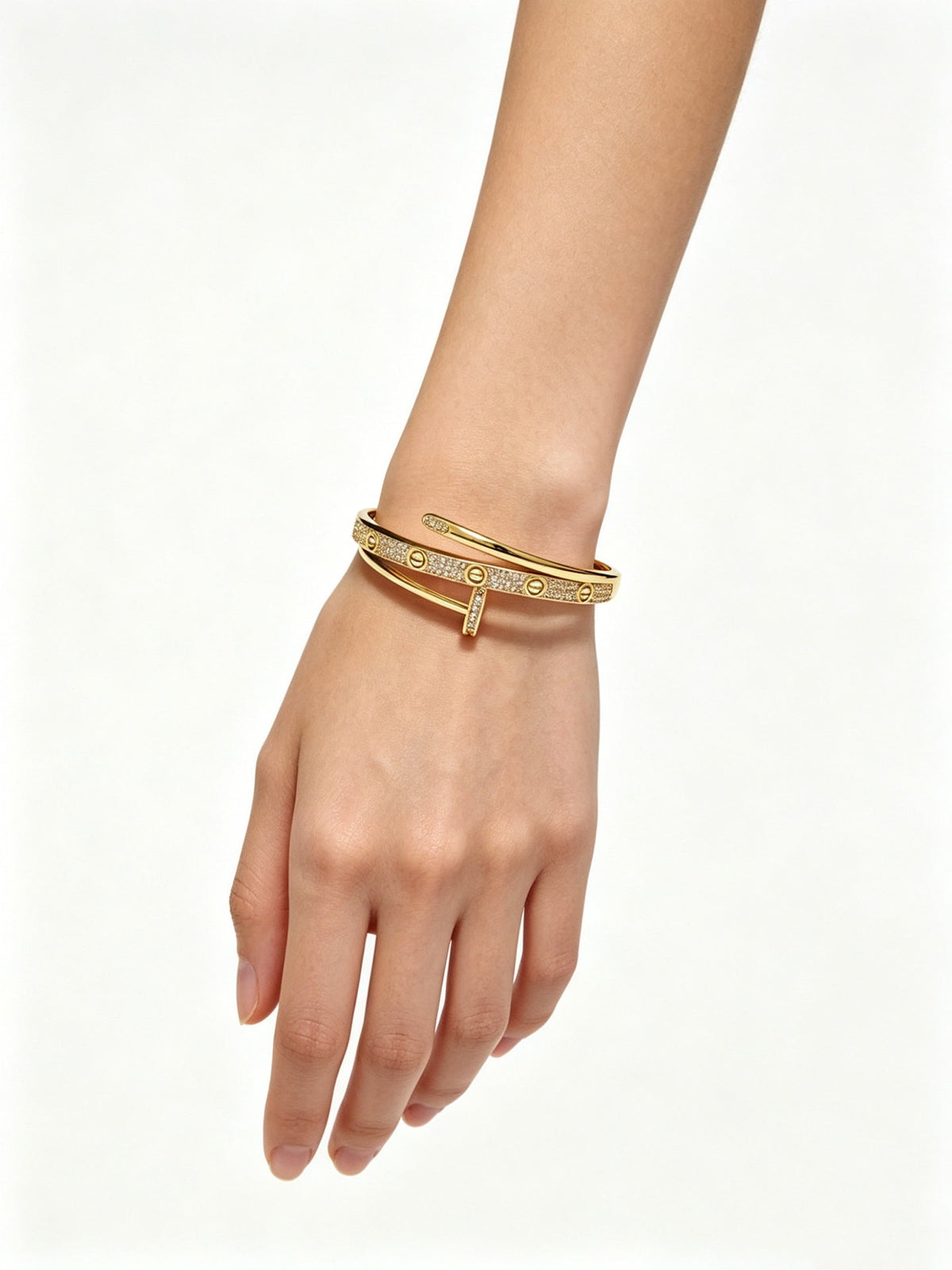 Martin Graham bracelet in polished metal-tone – main product view
