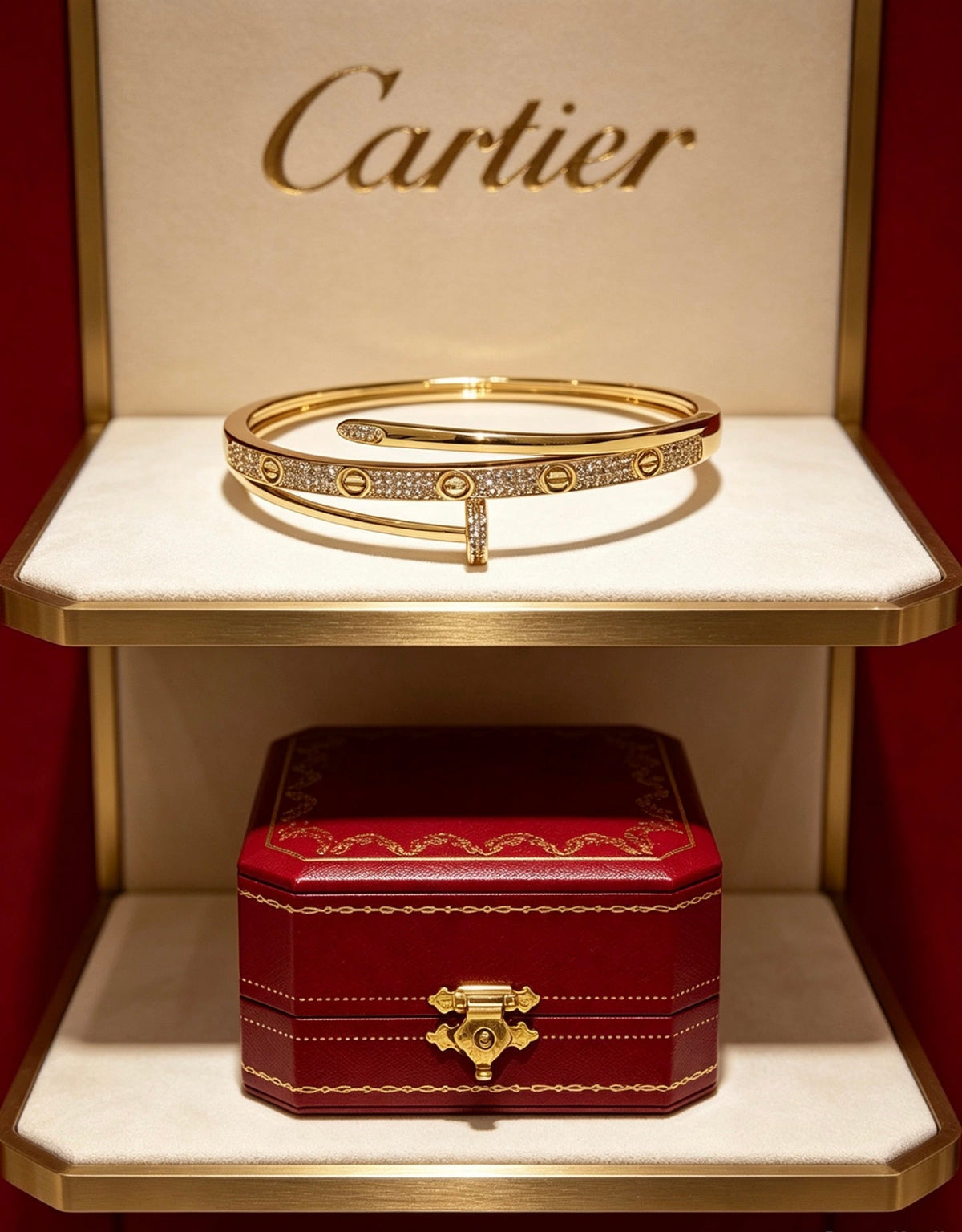 Martin Graham bracelet in polished metal-tone – detail view