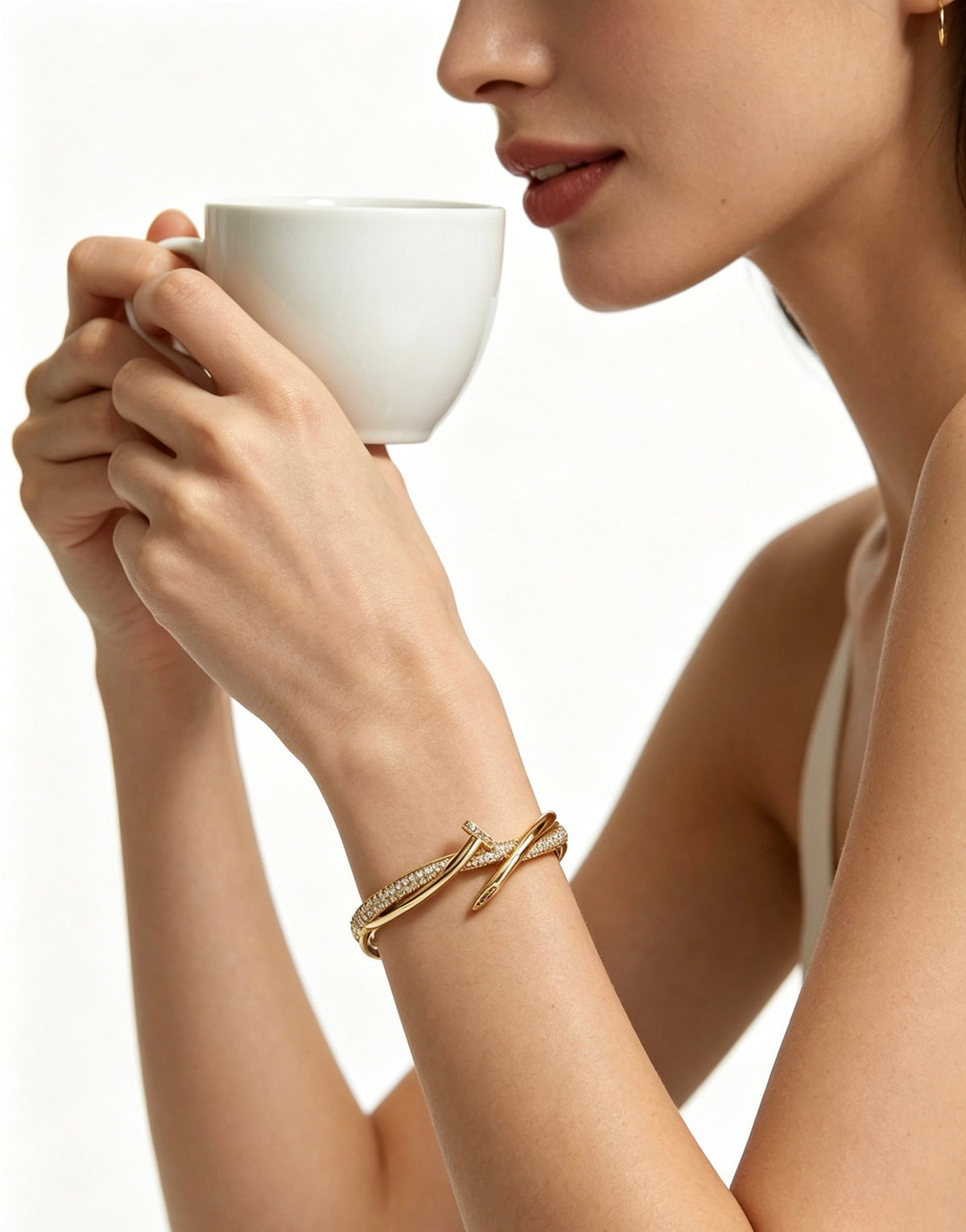 Martin Graham bracelet in polished metal-tone – main product view