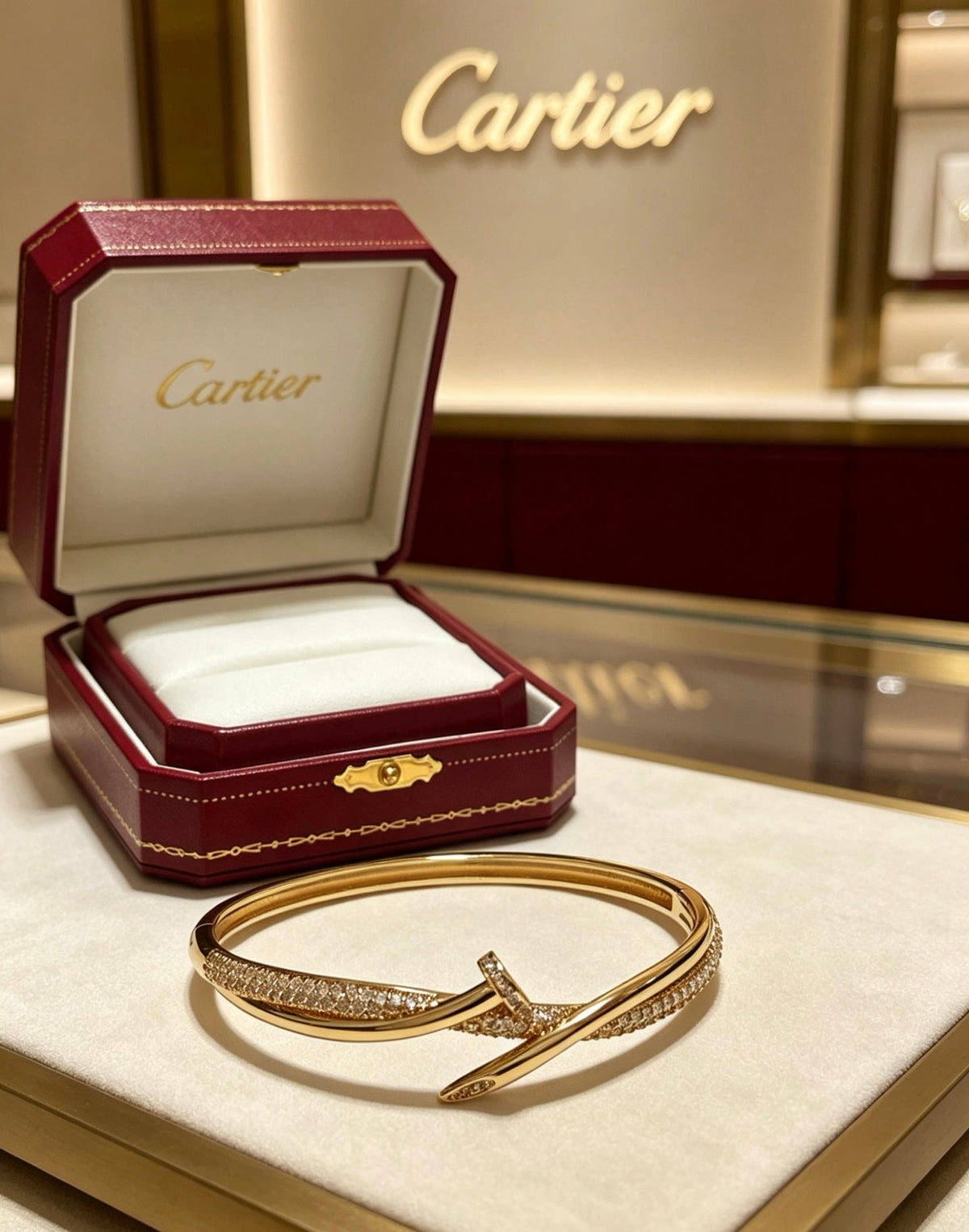 Martin Graham bracelet in polished metal-tone – front view