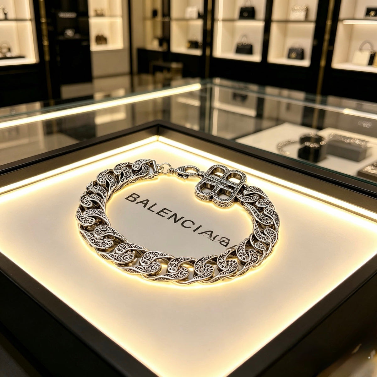Martin Graham bracelet in polished metal-tone – main product view