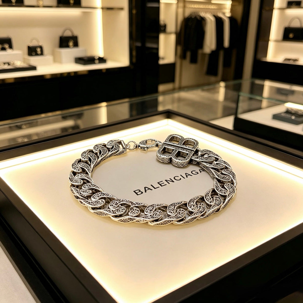 Martin Graham bracelet in polished metal-tone – main product view