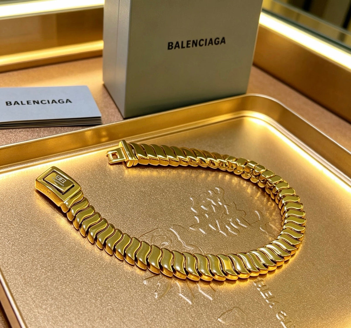 Martin Graham bracelet in polished metal-tone – main product view