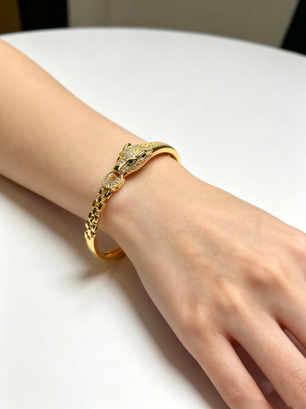 Martin Graham bracelet in polished metal-tone – front view