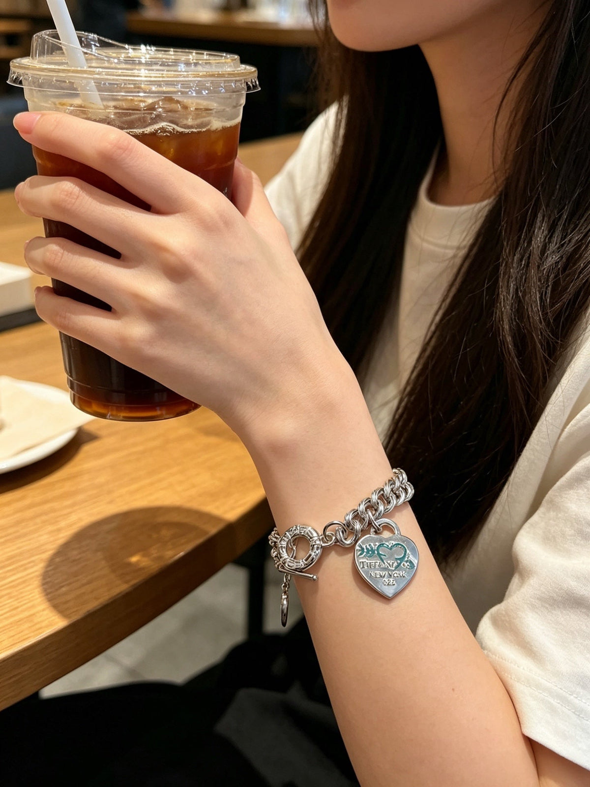 Martin Graham bracelet in polished metal-tone – main product view