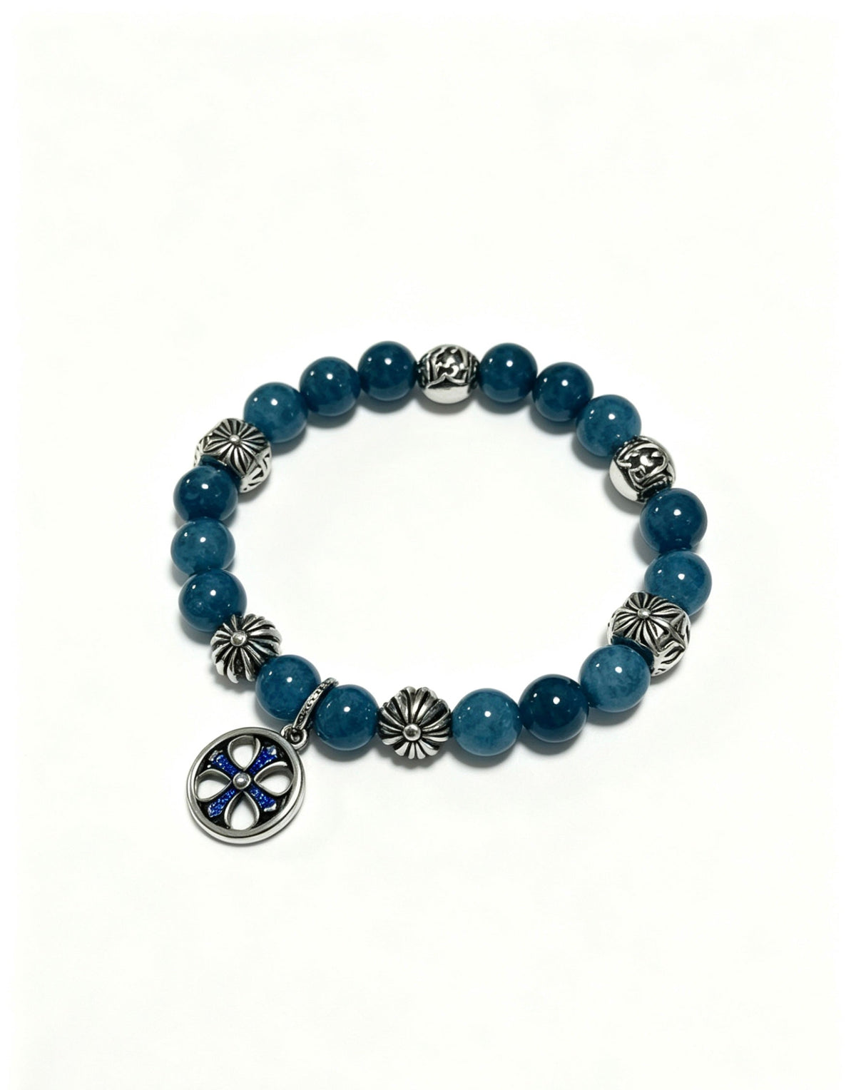 Martin Graham bracelet in polished metal-tone – side detail
