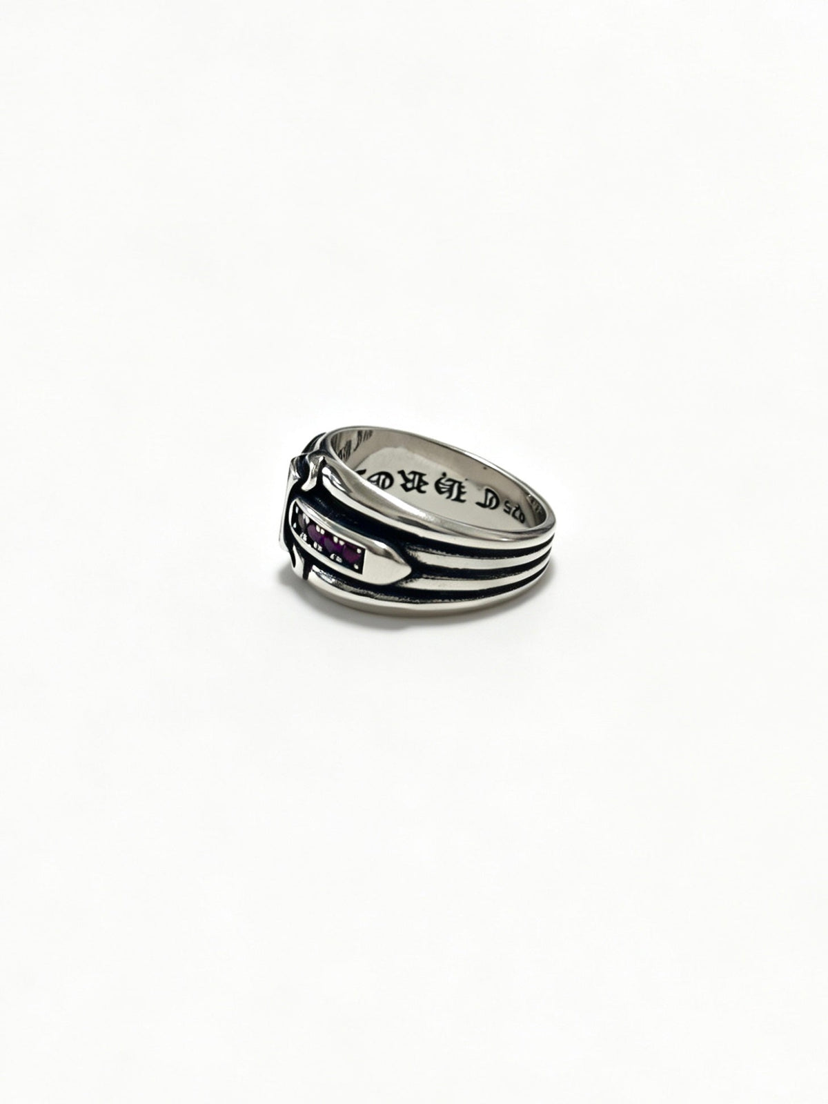 Martin Graham ring in polished metal-tone – detail view
