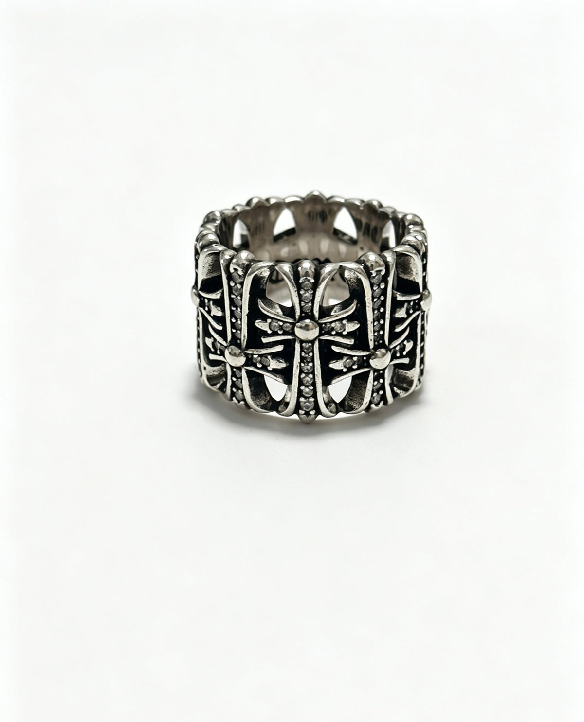 Martin Graham ring in polished metal-tone – main product view