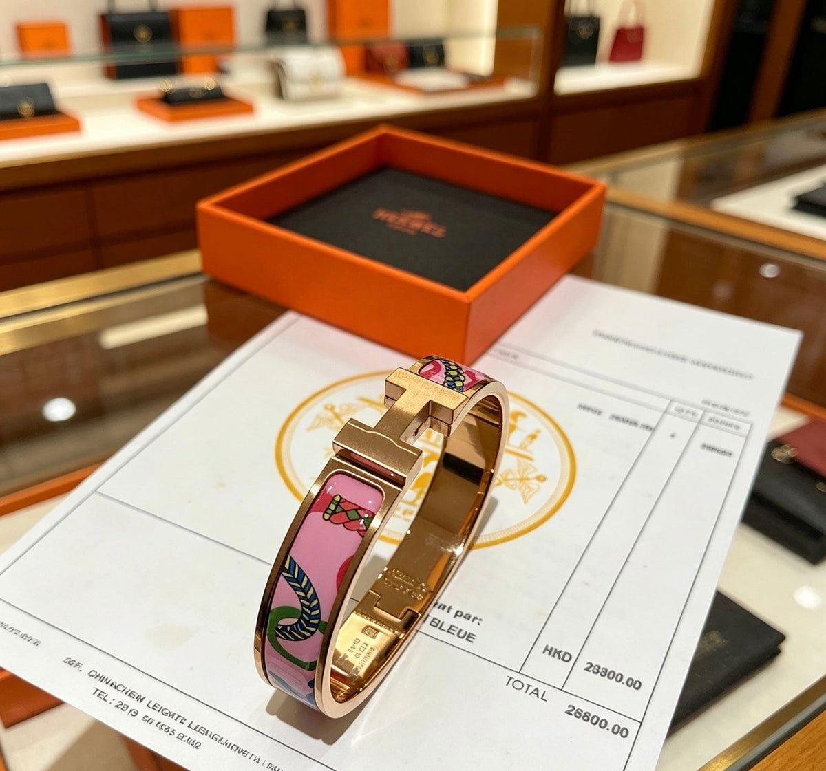 Martin Graham bangle in polished metal-tone – main product view