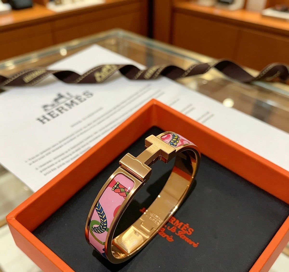 Martin Graham bangle in polished metal-tone – front product view