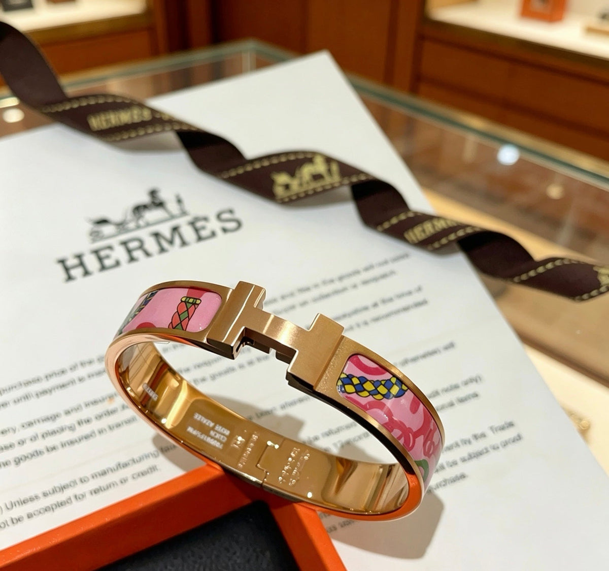 Martin Graham bangle in polished metal-tone – main product view