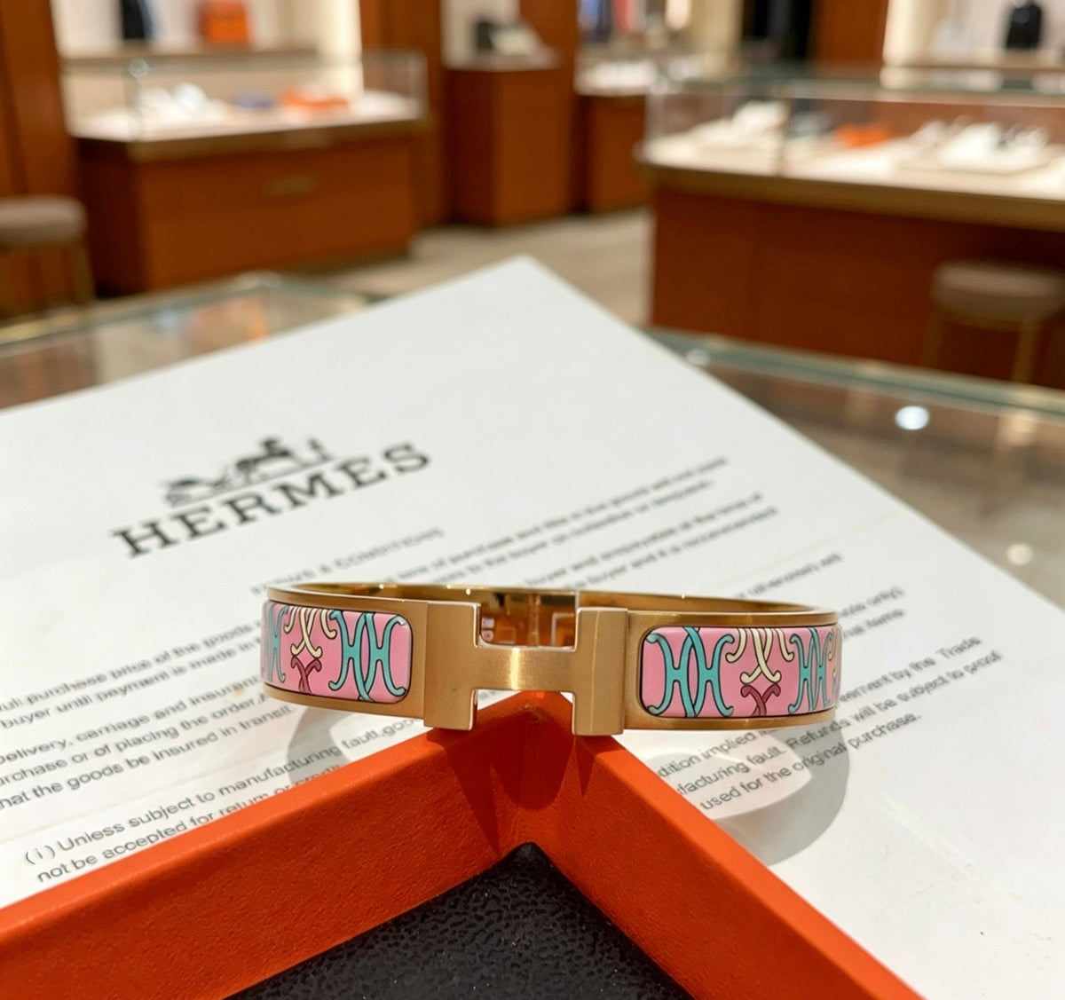 Martin Graham bangle in polished metal-tone – main product view