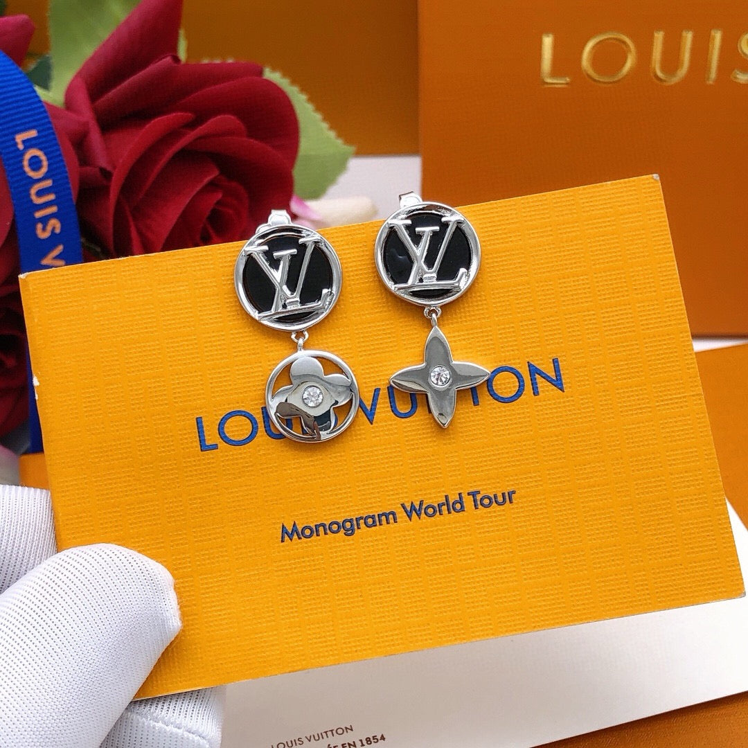 Martin Graham stud earrings in polished metal-tone – main product view