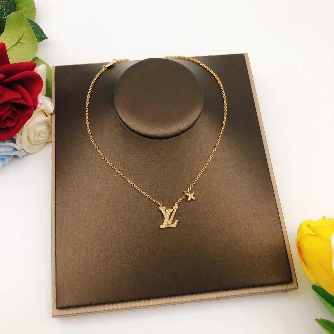 Martin Graham pendant necklace in polished metal-tone – main product view