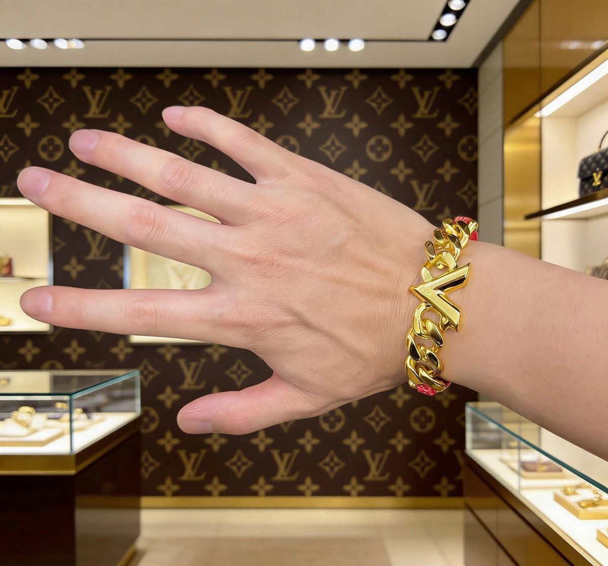 Martin Graham bracelet in polished metal-tone – main product view