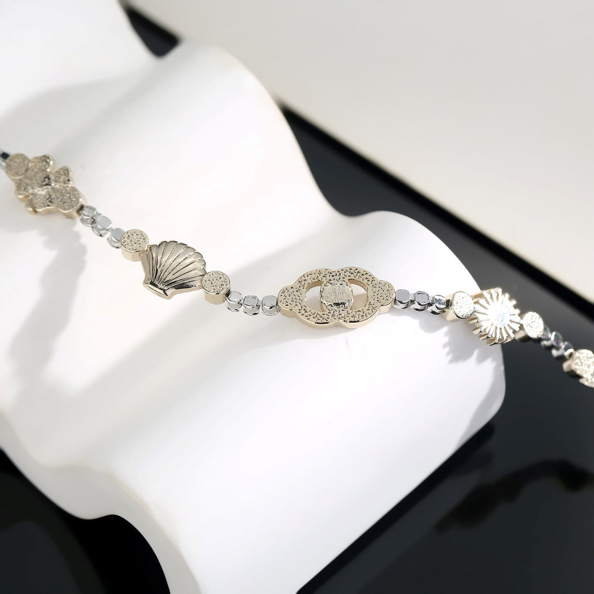 Martin Graham pendant necklace in polished metal-tone – main product view